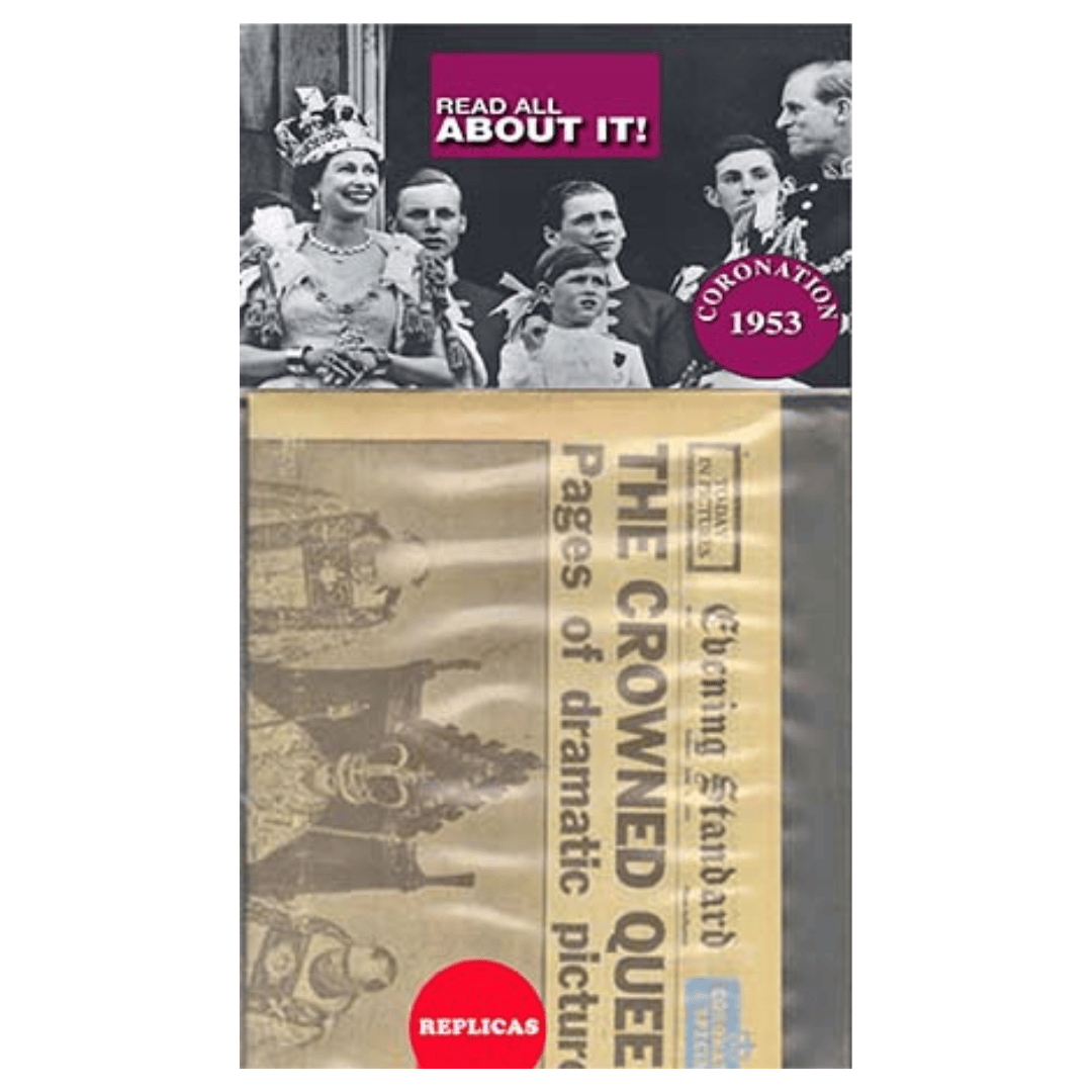 Queen Elizabeth II Coronation 1953 Newspaper