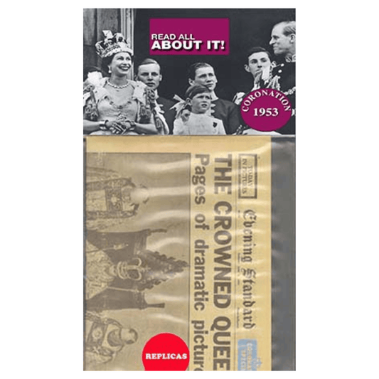 Queen Elizabeth II Coronation 1953 Newspaper