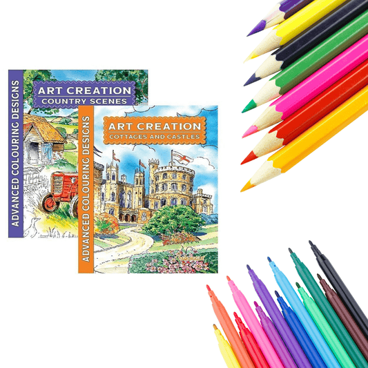 Relax & Colour Colouring Kit - Blue Rain Activity Store