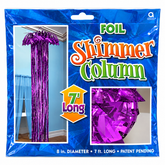 Foil Shimmer Column - Various Colours