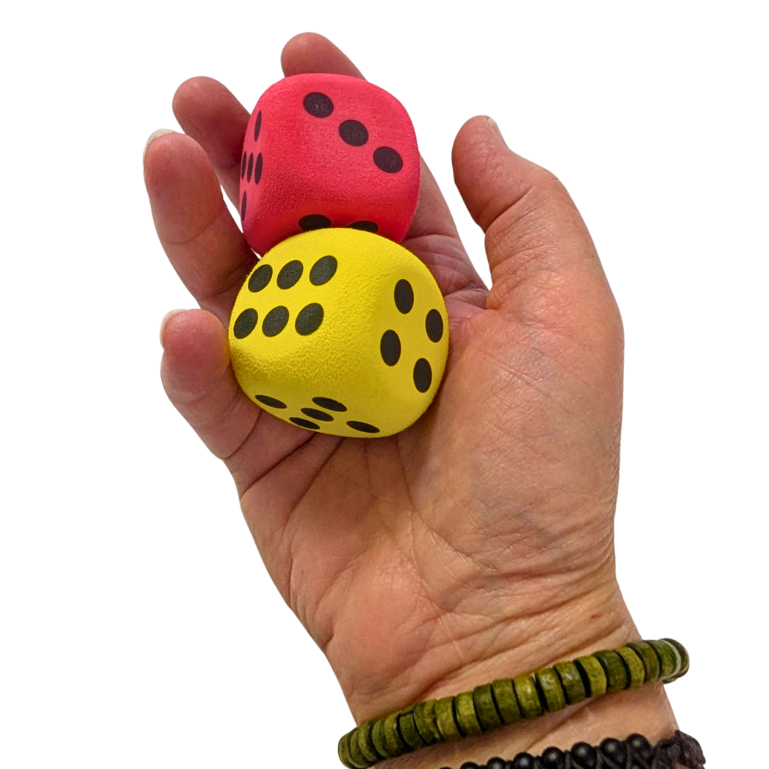 Soft Foam Dice Pk2