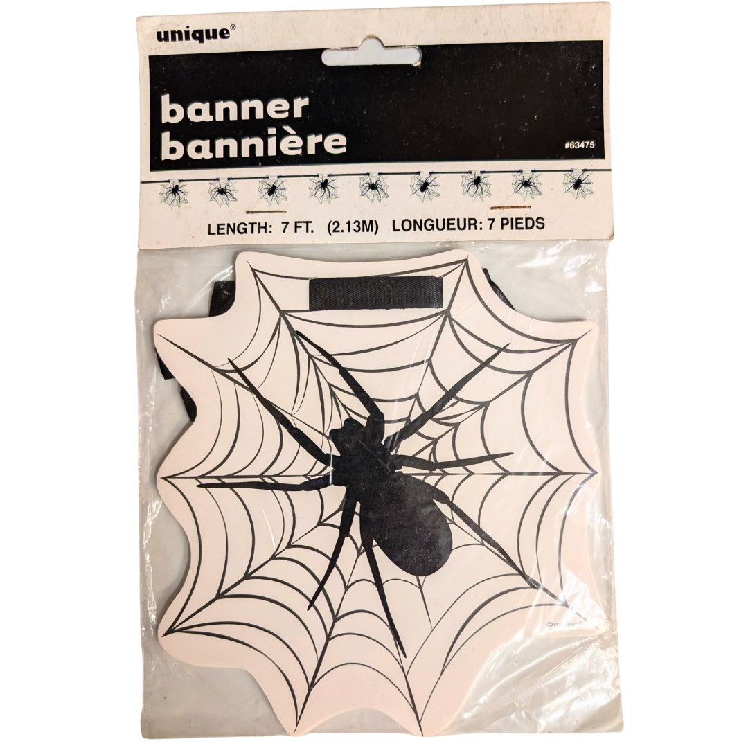 Spider Web Pennant Bunting