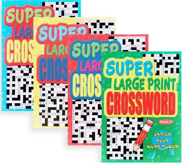 Large Print Crossword Puzzle Book
