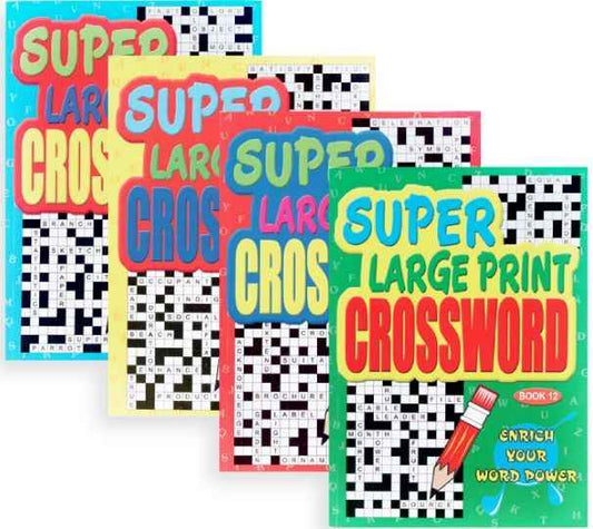 Large Print Crossword Puzzle Book