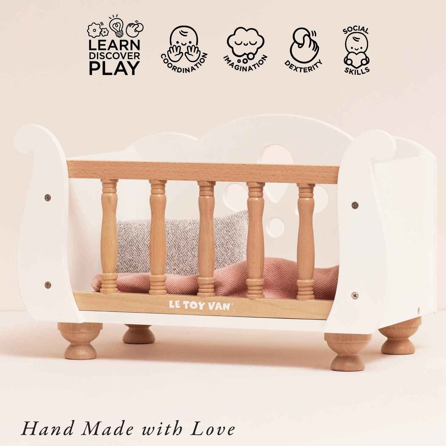 Dolls Wooden Cot