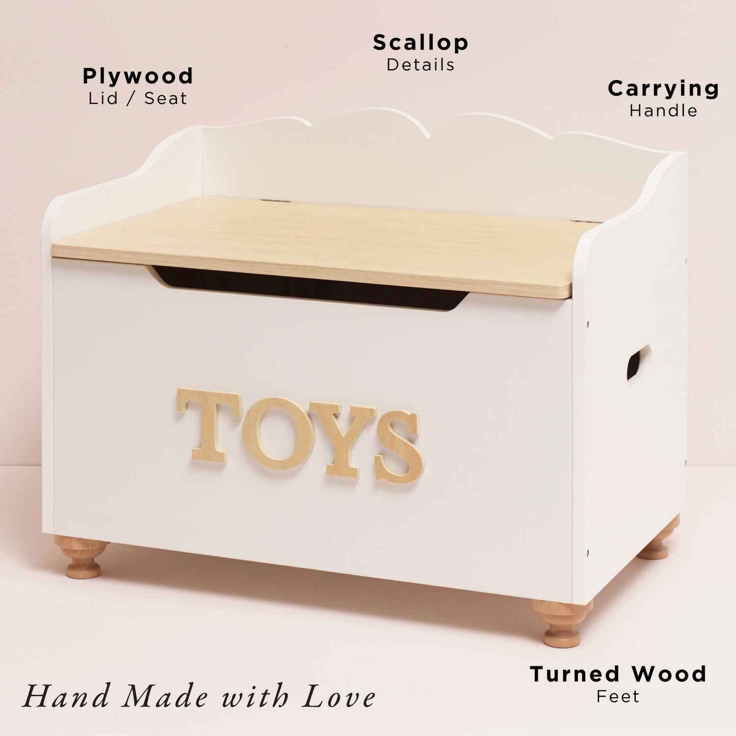 Classic Wooden Toy Chest