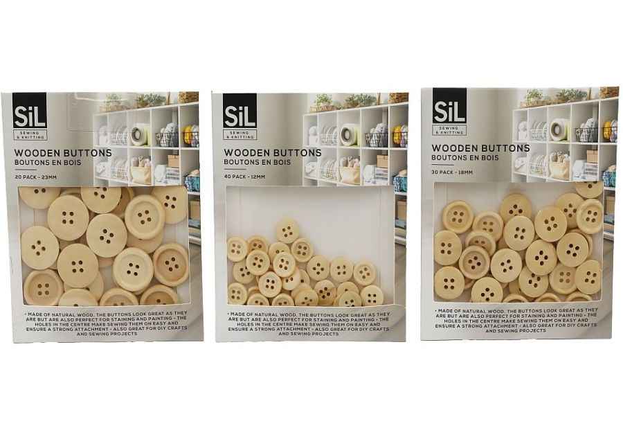 Wooden Craft Buttons