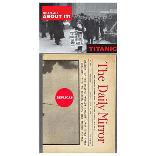 Titanic Newspaper Replica