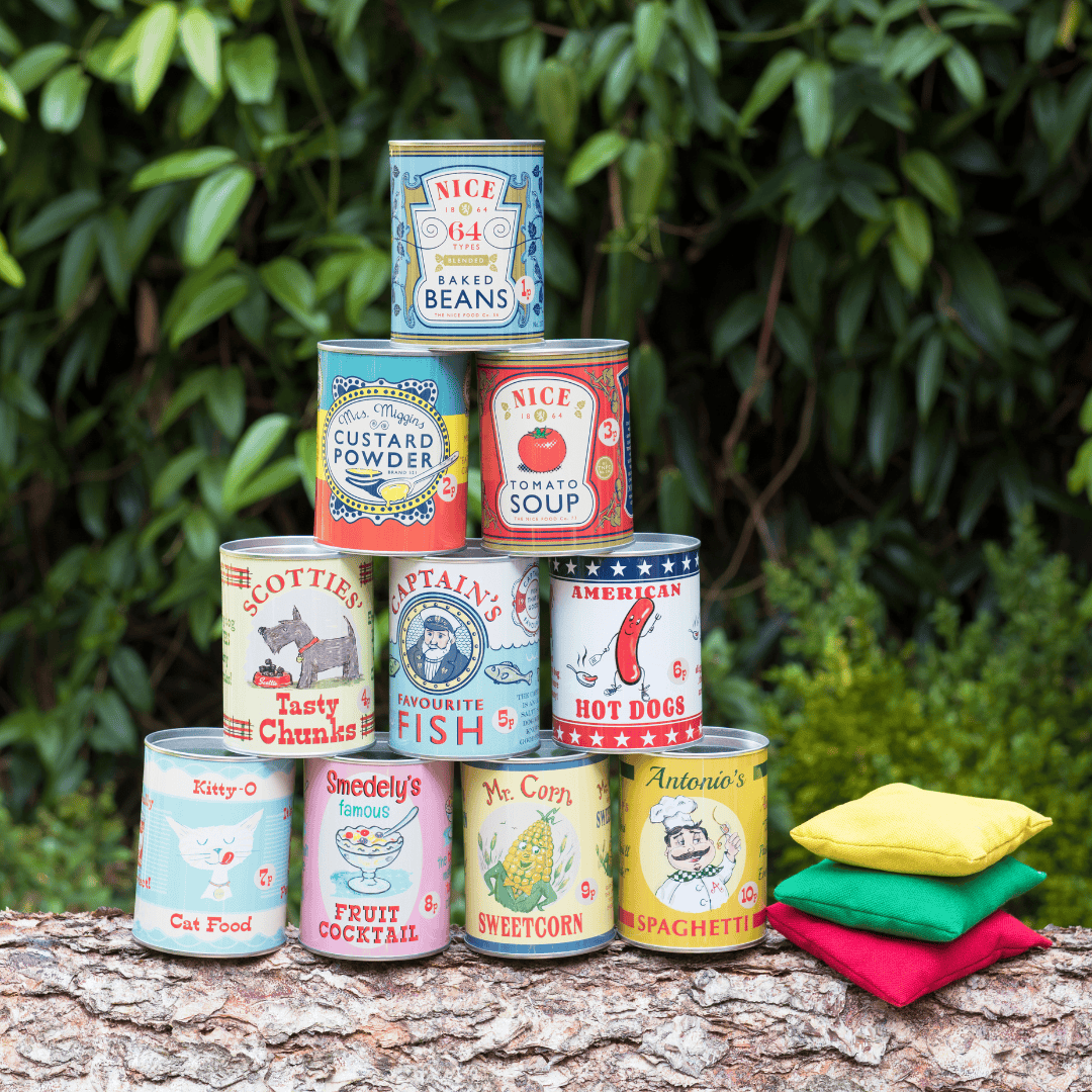 Traditional Tin Can Alley Game | Classic Family Fun – Blue Rain ...