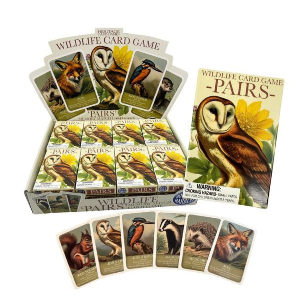 Wildlife Pairs Card Game