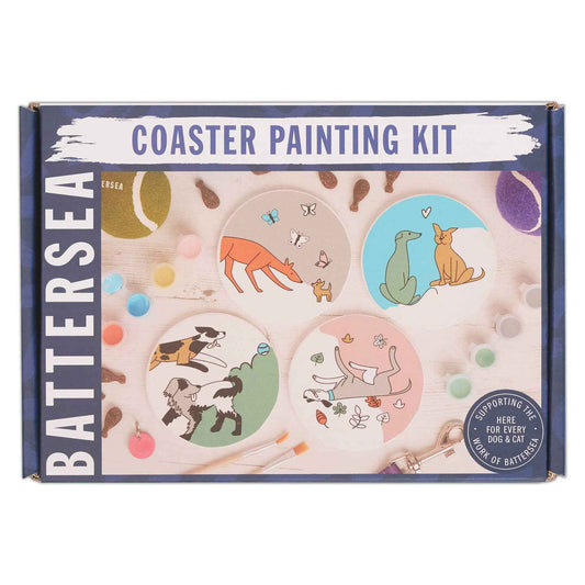 Battersea Paint Your Own Coaster Kit Dog, Painting Craft