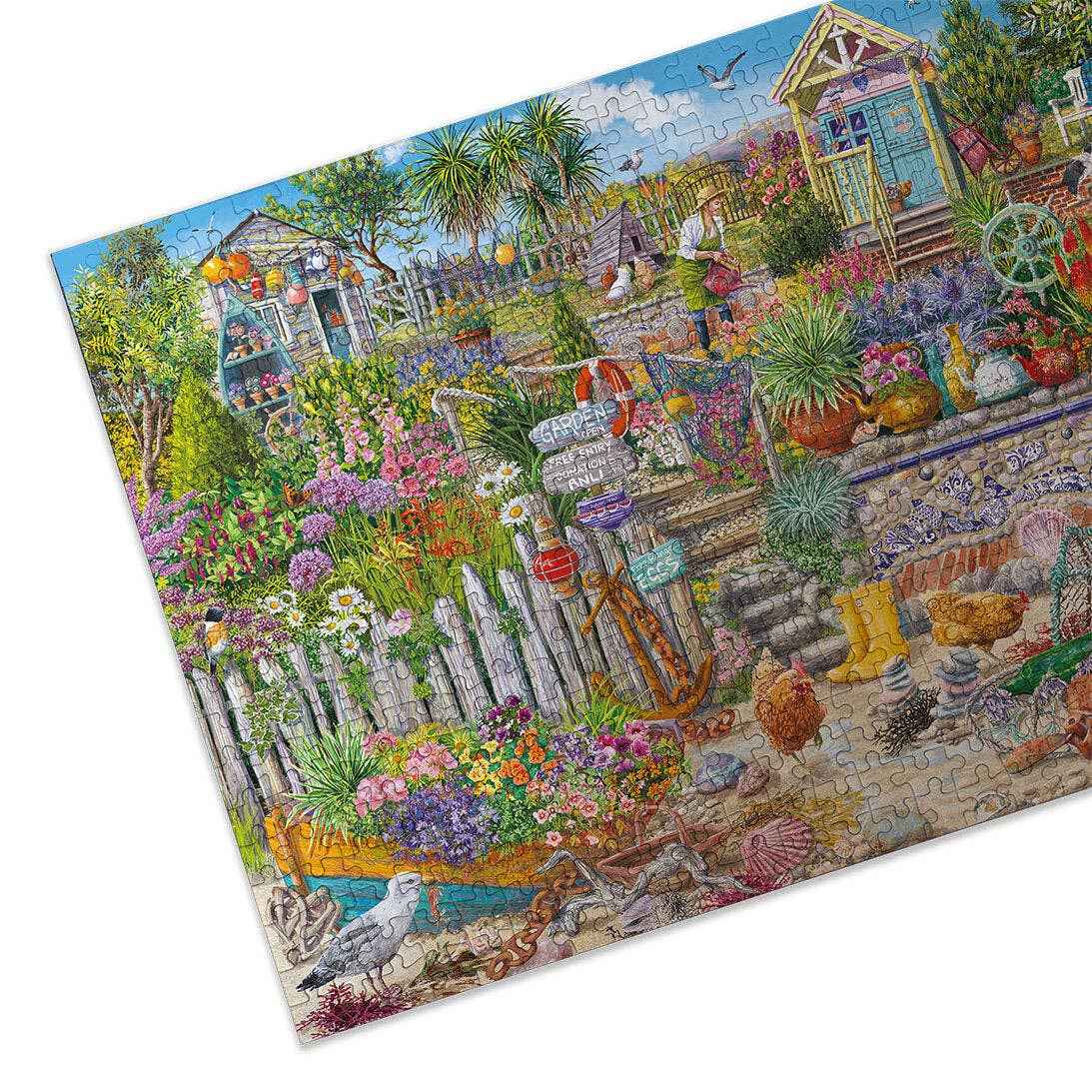 Beachcomber's Garden 250 Extra Large Piece Jigsaw Puzzle