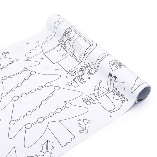Colour Your Own 3m Christmas Poster – Festive Stick & Colour Activity
