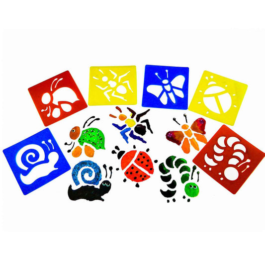 Plastic Mini Beasts Stencils