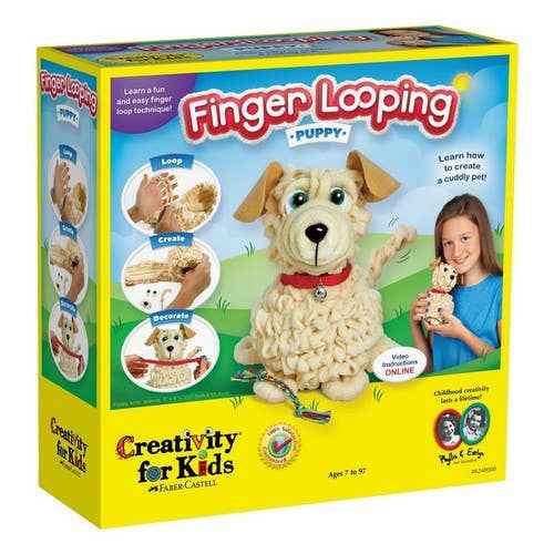 Creativity for Kids Finger Looping Puppy Kit