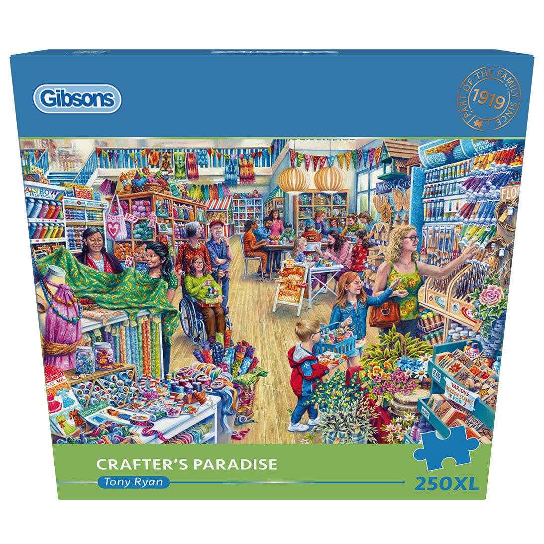 Crafter's Paradise 250 Piece  Extra Large Jigsaw Puzzle