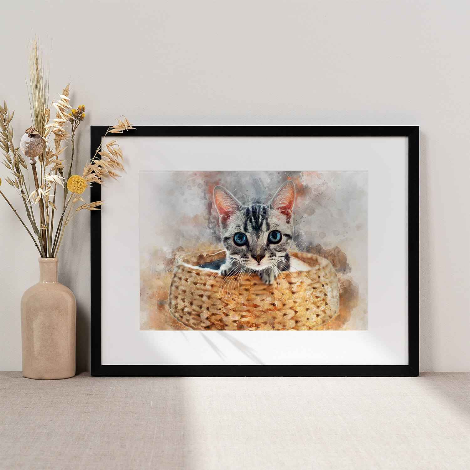 Watercolour Pet Portrait