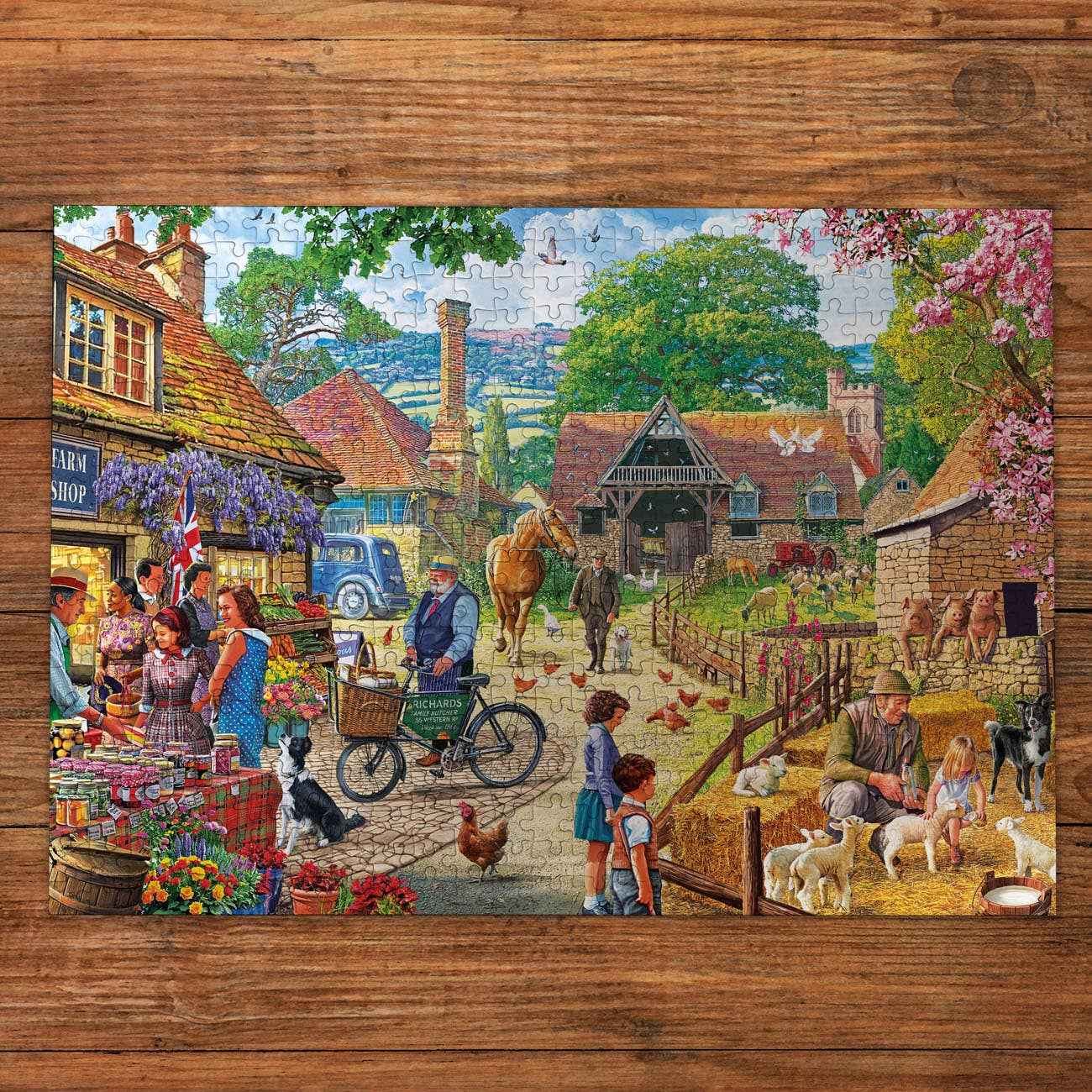 The Farm Shop 100 Extra Large Piece Jigsaw Puzzle