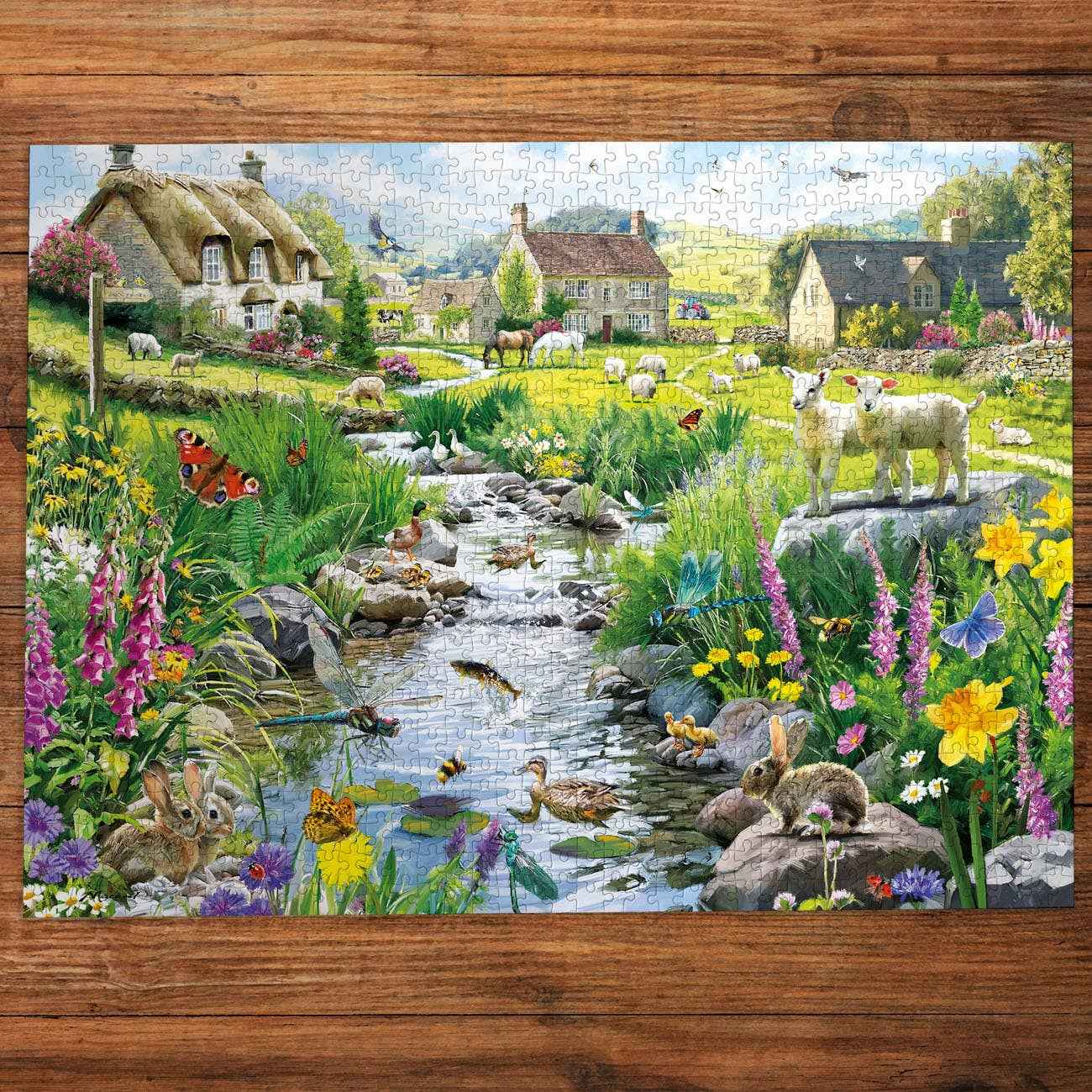 Babbling Brook 500 Piece Extra Large Jigsaw Puzzle