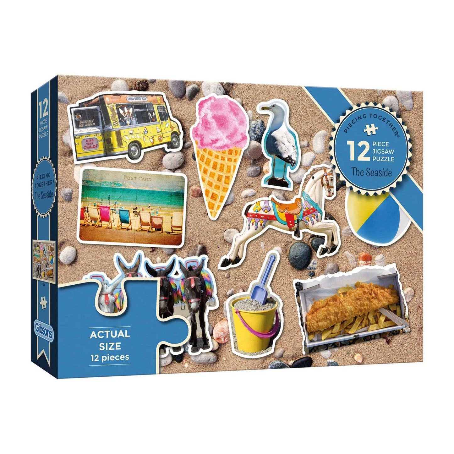 The Seaside 12 Extra Large Piece Jigsaw Puzzle