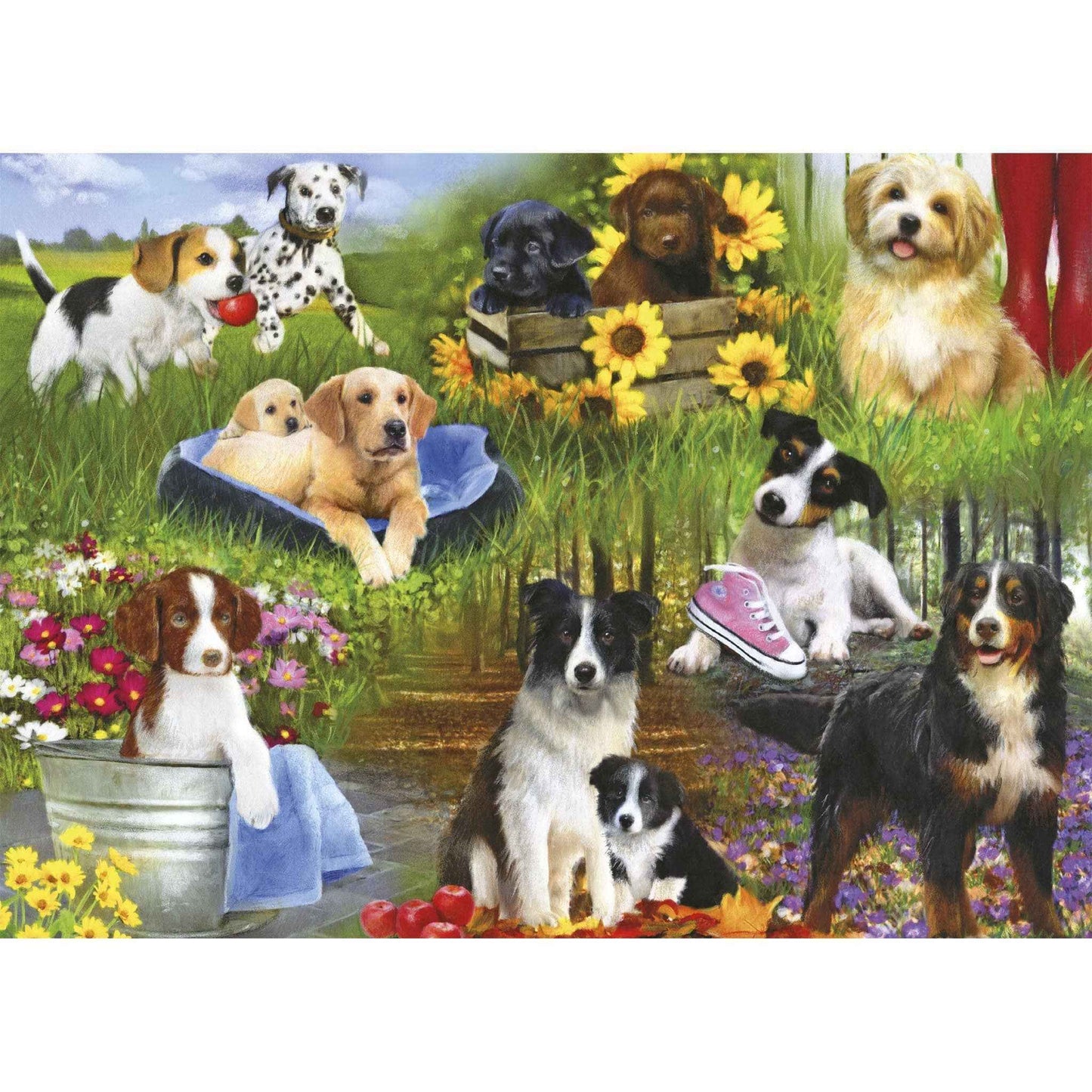Dogs 24 Extra Large Piece Jigsaw Puzzle