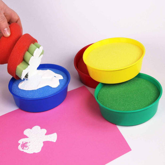 Dip Bowl Coloured Set of 4 with Removable Sponges