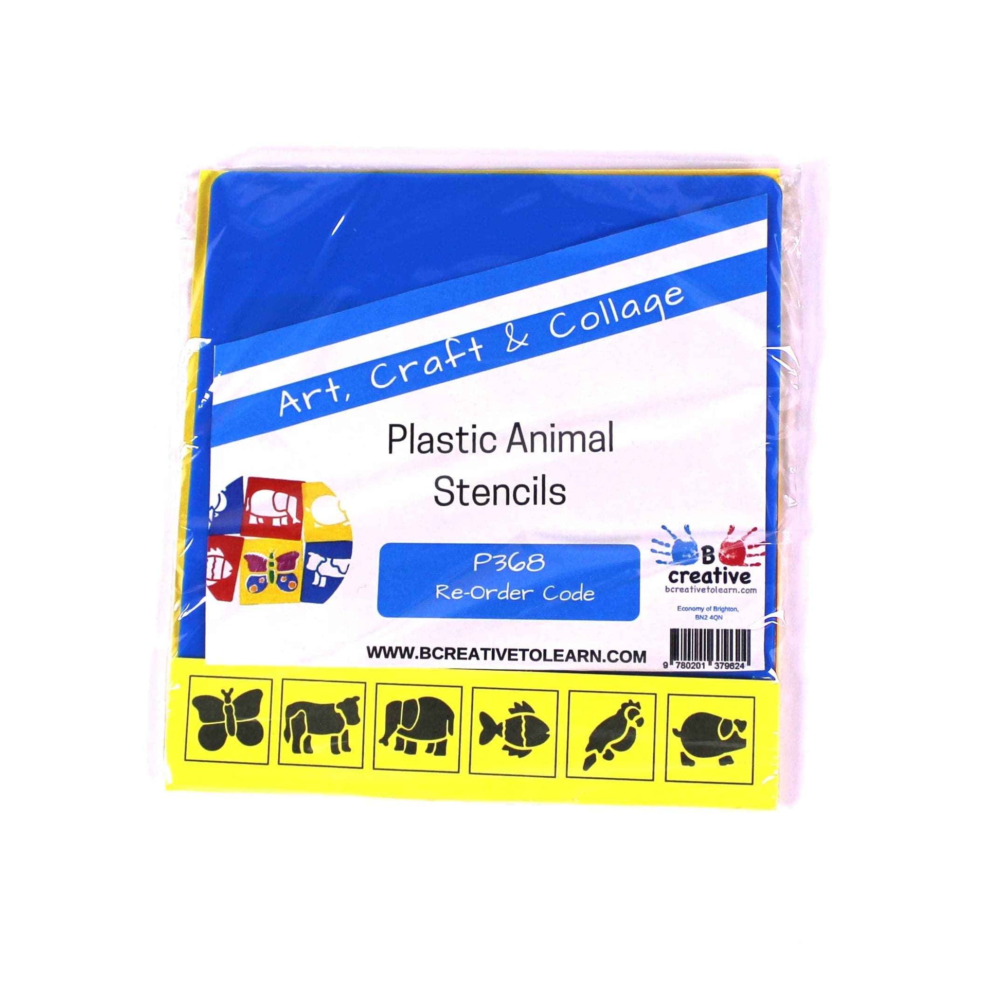 Plastic Washable Animal Stencils