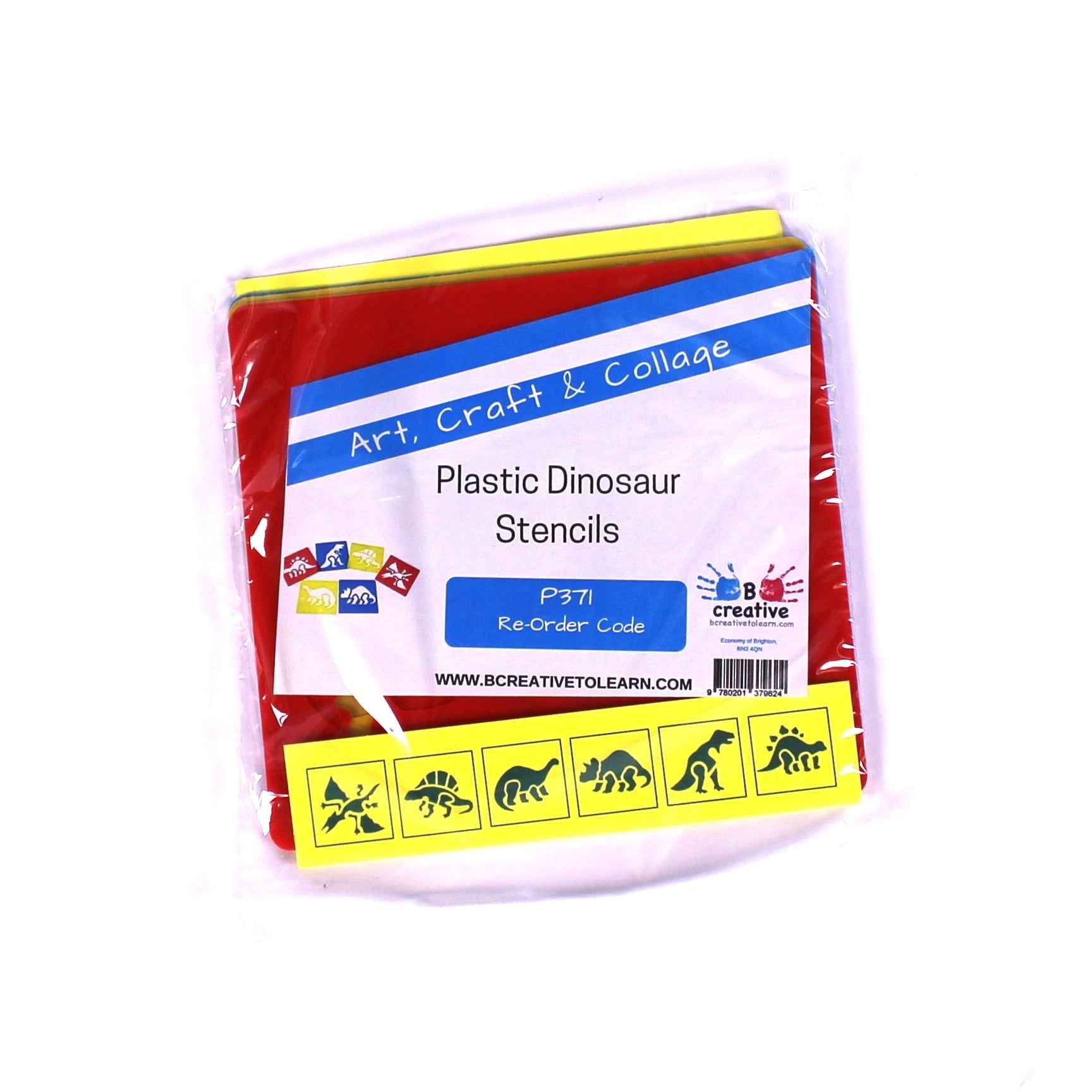 Plastic Dinosaur Stencils