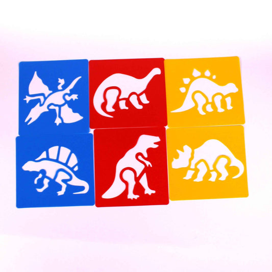 Plastic Dinosaur Stencils