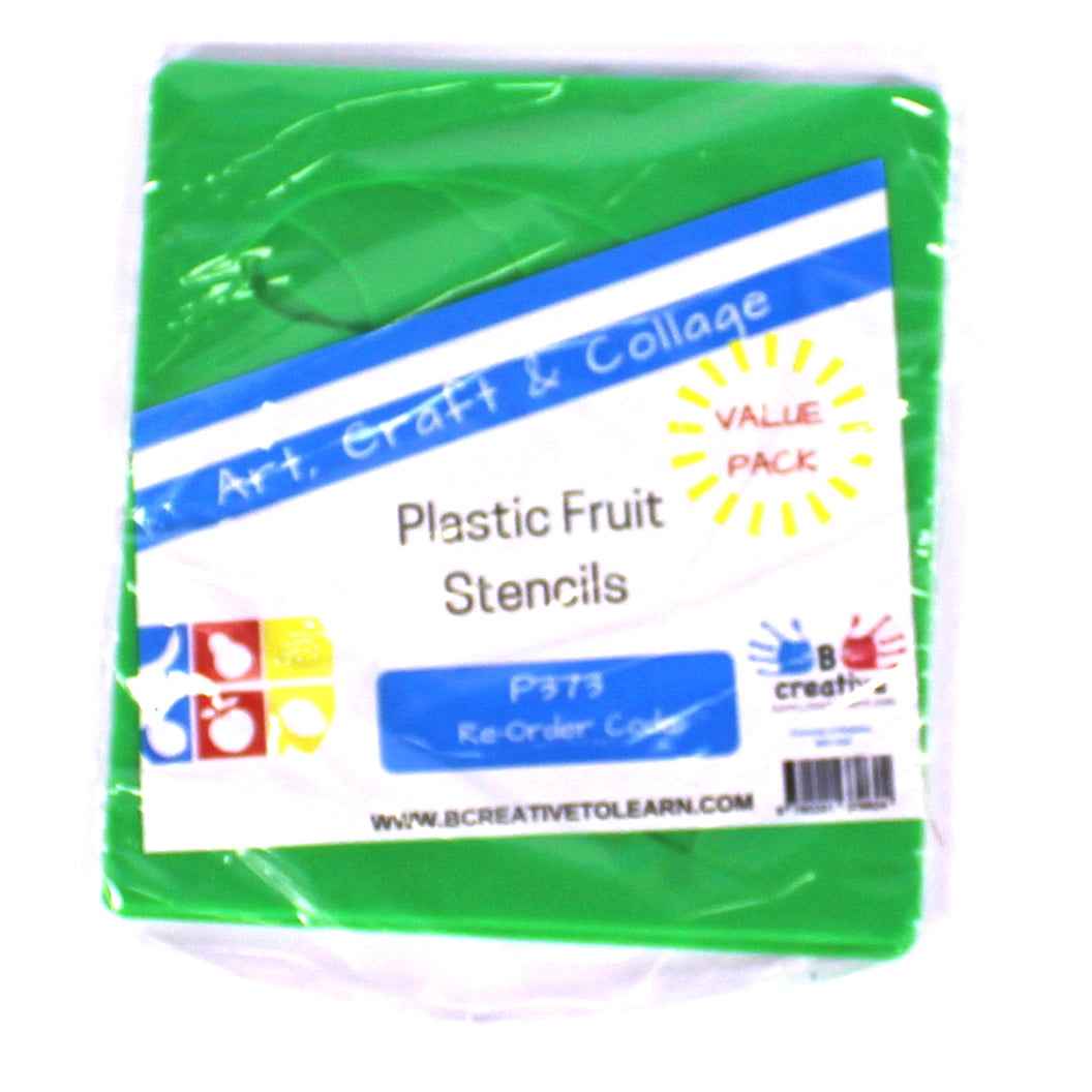 Plastic Fruit Stencils