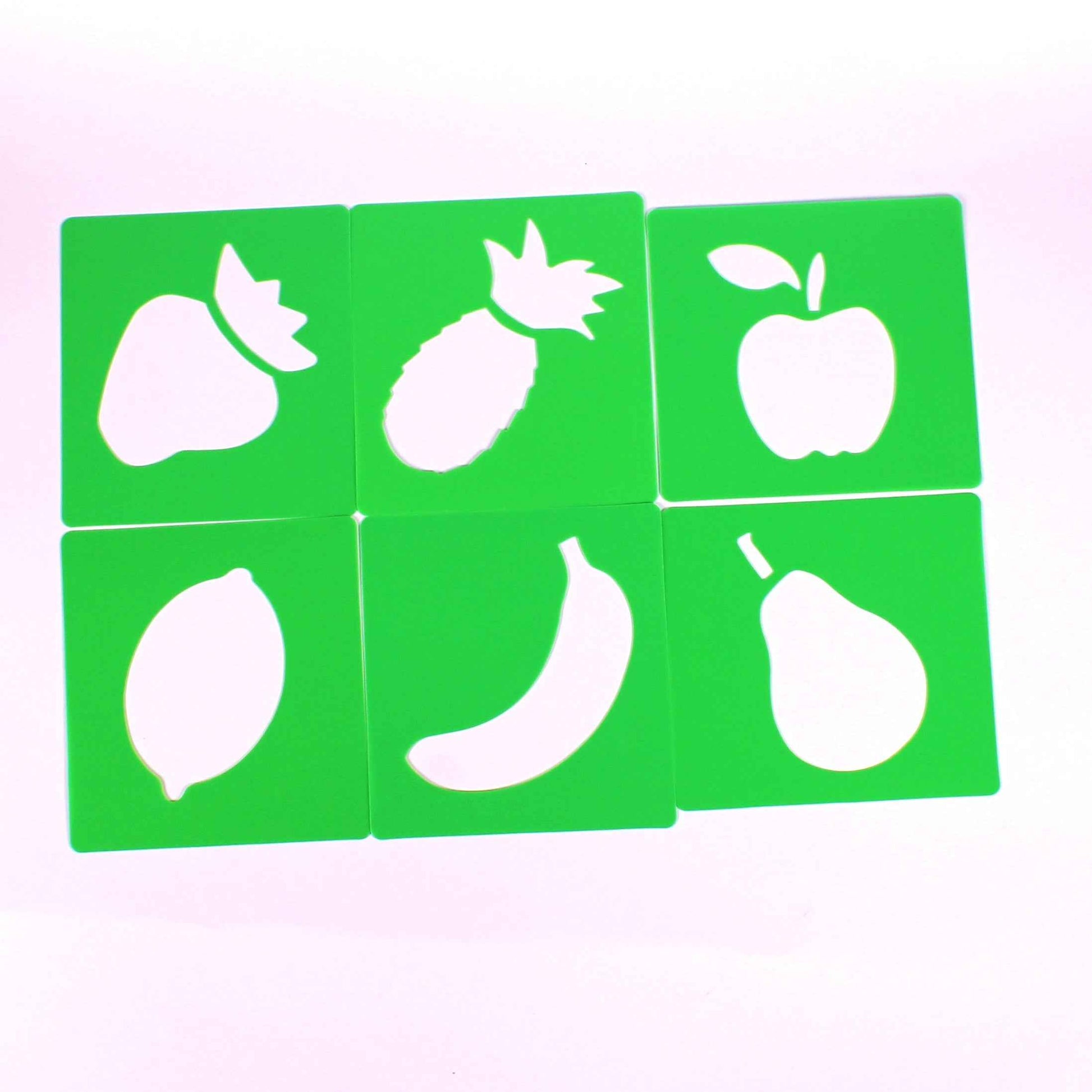 Plastic Fruit Stencils