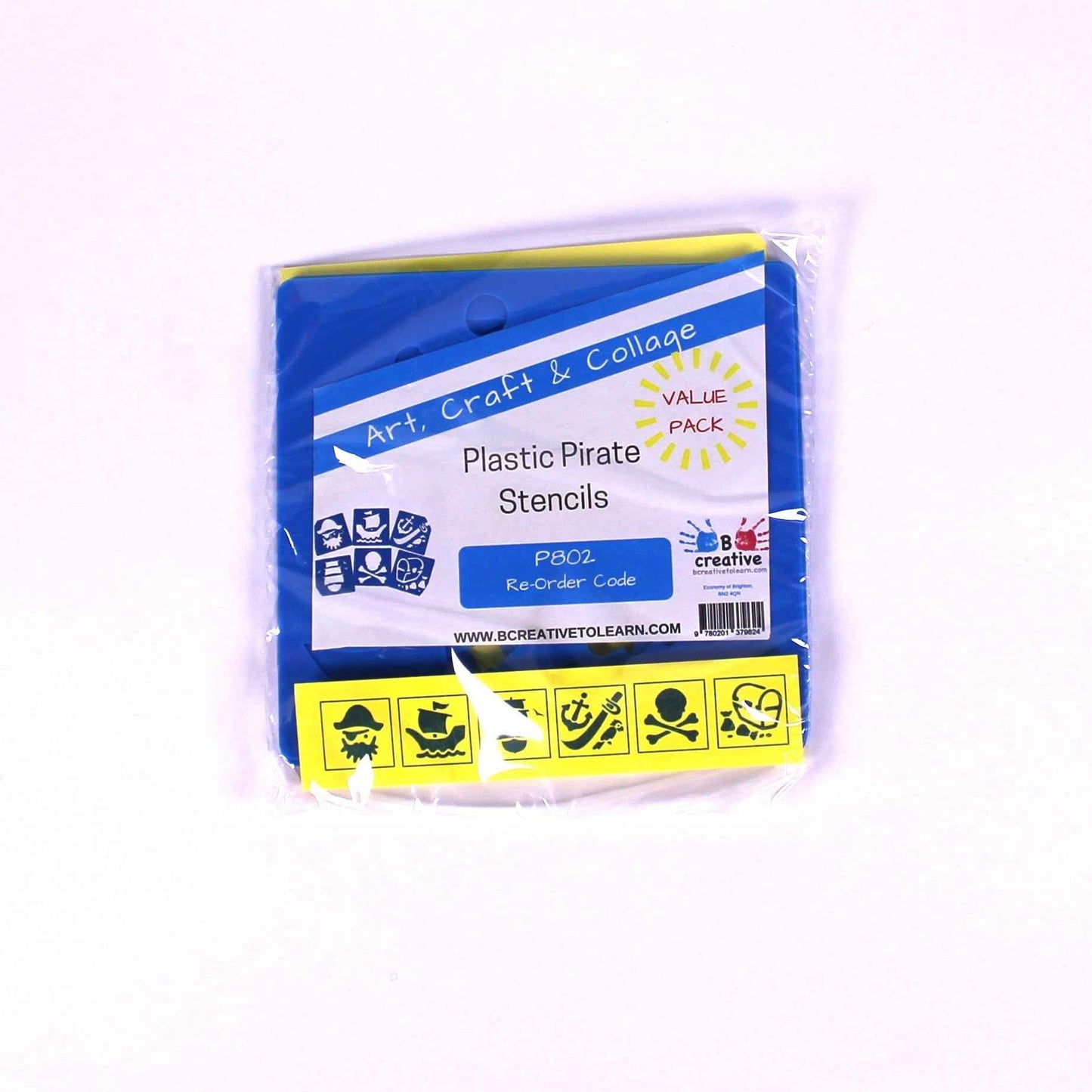 Plastic Pirate Stencils