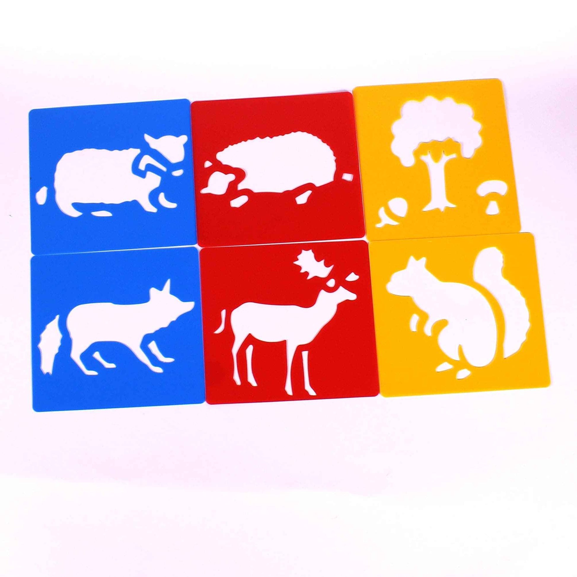 Plastic Woodland Stencils