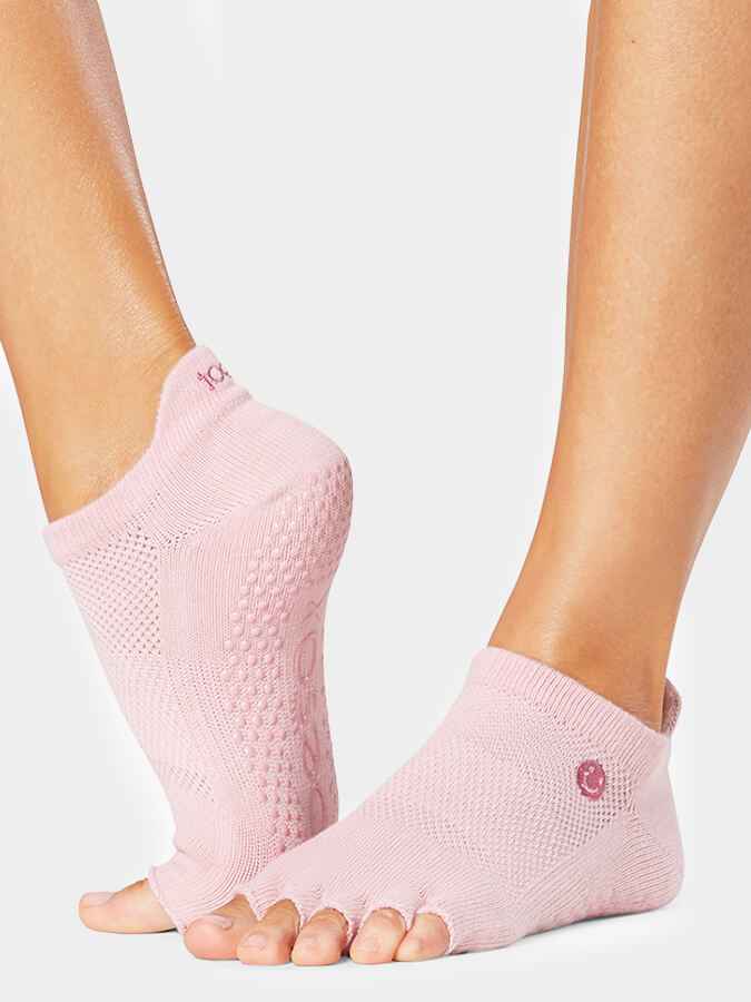 ToeSox Low Rise Half Toe Women's Yoga Grip Socks