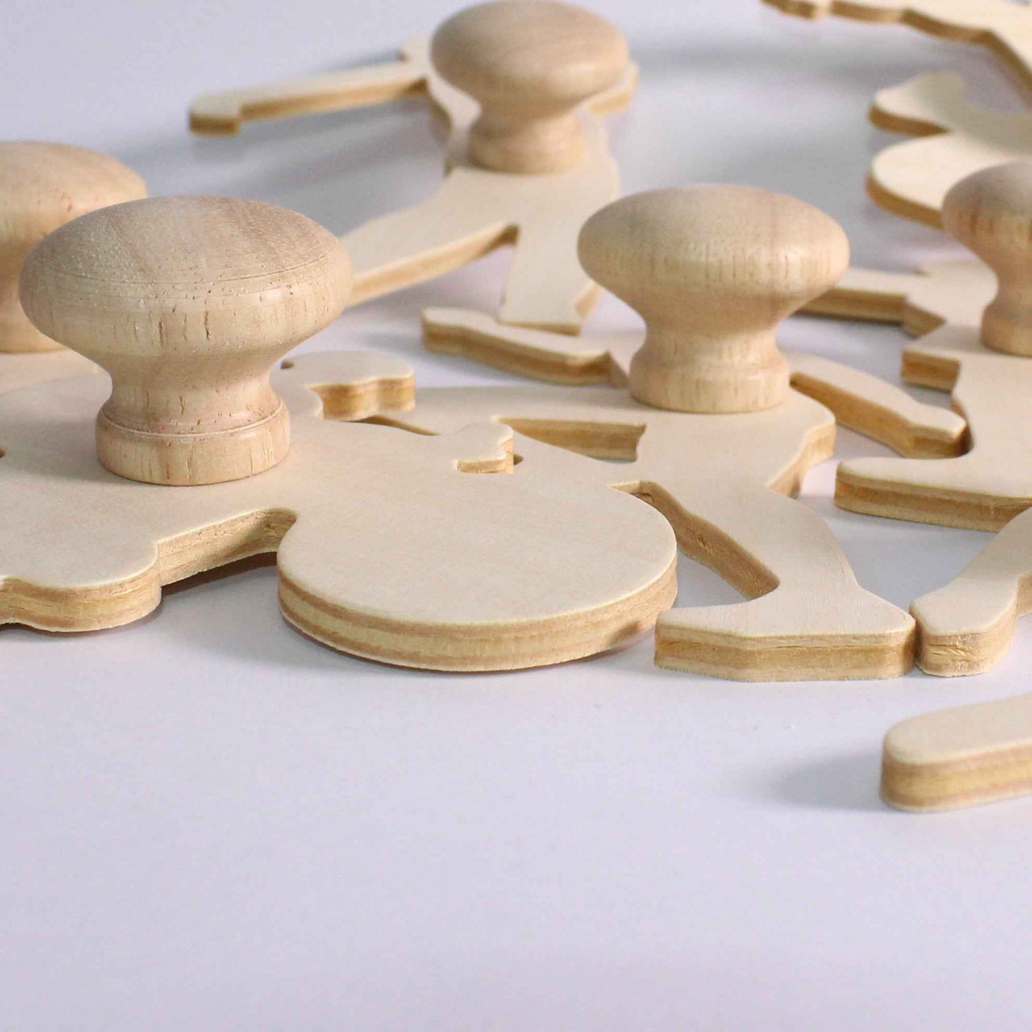 Wooden Sport Stencils Pack of 9