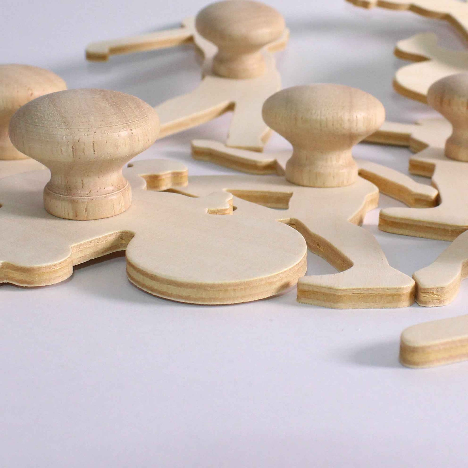 Wooden Sport Stencils Pack of 9