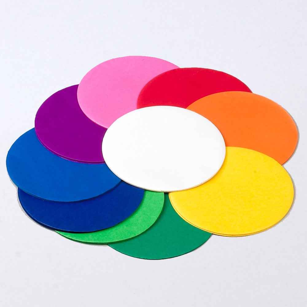 15cm Coloured Tissue Circles